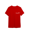 0 Yaka T-Shirt Kırmızı