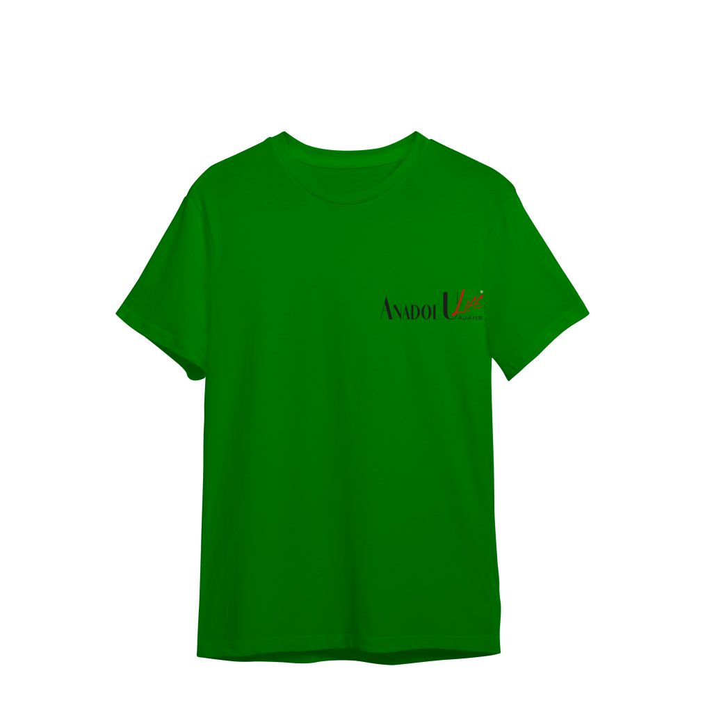 0 Yaka T-Shirt Yeşil